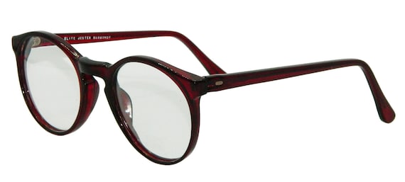 Vintage Burgundy Red Eyeglass Frames Never Used - image 1