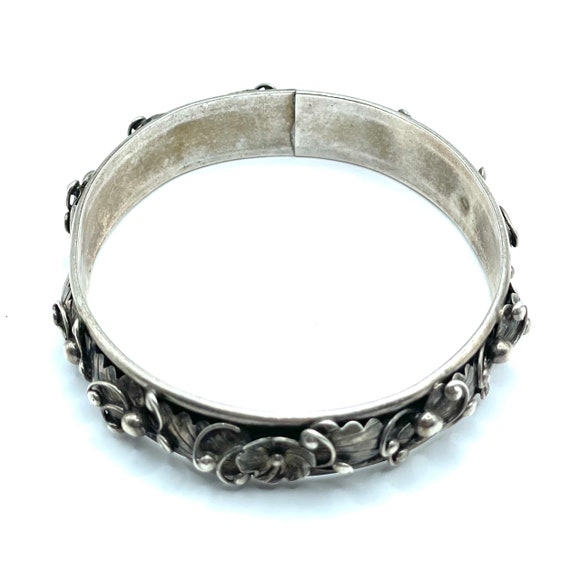 Vintage Sterling Bangle Bangle Bracelet - image 6