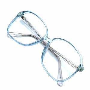 Vintage Unworn 1980s Blue Eyeglass Frames Never Used