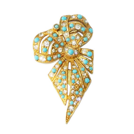 Vintage 1930s Art Deco Dress Clip Gem