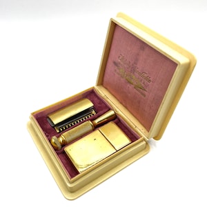 Vintage 1920s Gillette Safety Razor Travel Kit