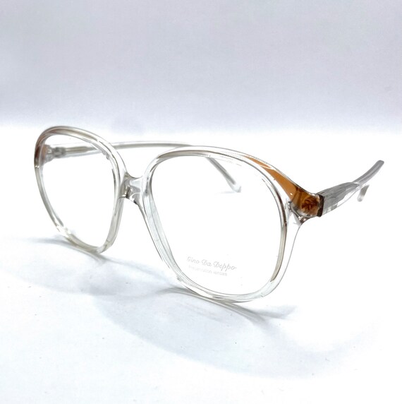 Vintage 1980s Clear Italian Eyeglass Frames - image 5