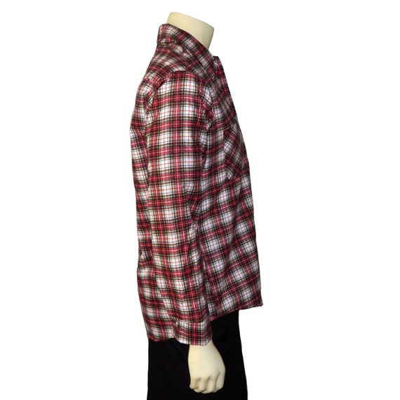 Chemise En Flanelle Vintage à Carreaux Pour Homme - Taille M - Multicolore - Années 90