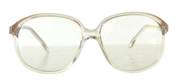 Vintage 1980s Clear Italian Eyeglass Frames - image 2