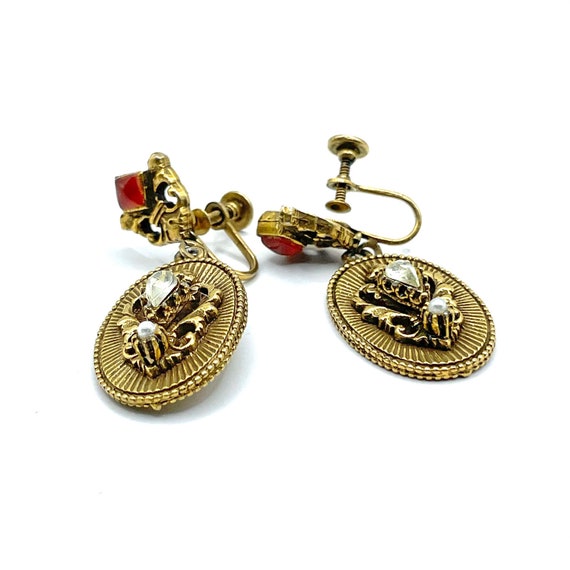 Vintage Drop Earrings - image 7