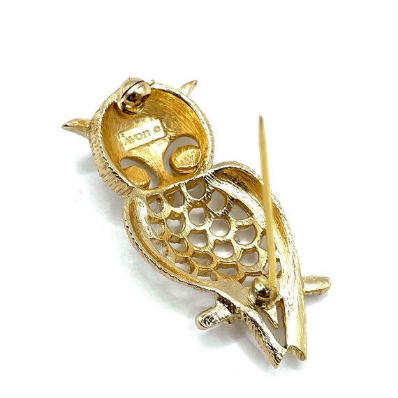 Vintage Owl Brooch - image 4