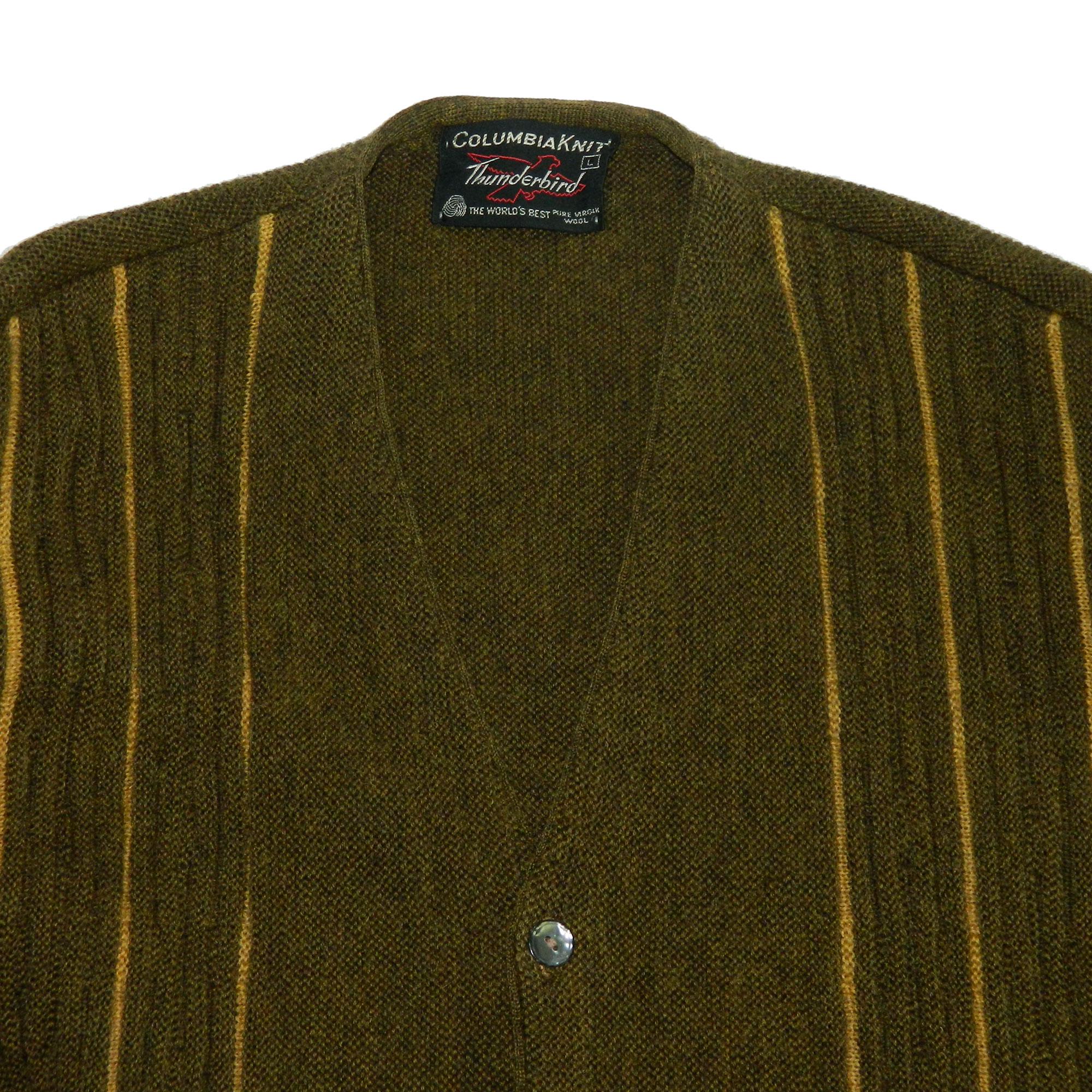 Vintage 1960s Columbia Knit Cardigan Sweater - Etsy