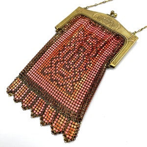 Vintage 1920s Enameled Mesh Handbag by Whiting & Davis - Etsy