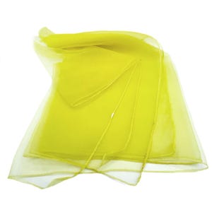 Vintage 1970s Yellow Scarf Mint Unworn Condition
