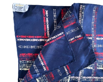 Foulard en soie vintage Echo