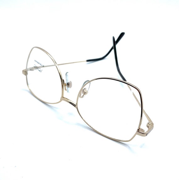 Vintage 1980s Gold Wire Eyeglasses Never Used Siz… - image 4