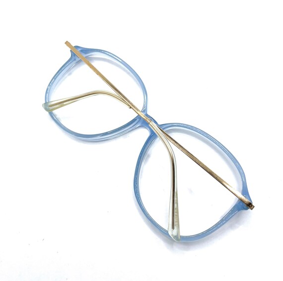 Vintage Unworn 1980s Blue Eyeglass Frames Never U… - image 8