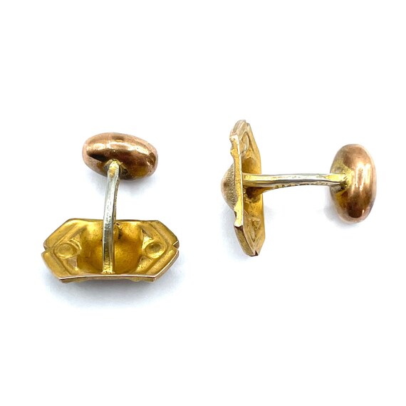 Antique Gold Filled Victorian Cufflinks - image 7