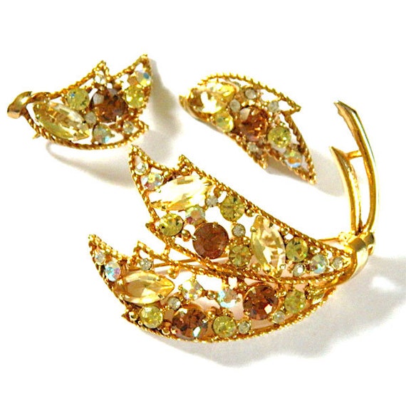 EMMONS ヴィンテージ ブローチ Vintage Statement Flower Brooch From Emmons, Silvertone