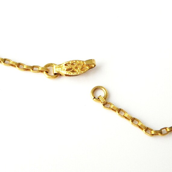 Vintage 1940s Gold Filled Art Nouveau Necklace - image 7