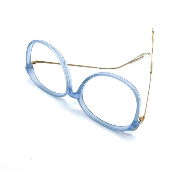 Vintage Unworn 1980s Blue Eyeglass Frames Never U… - image 10