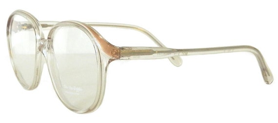 Vintage 1980s Clear Italian Eyeglass Frames - image 1