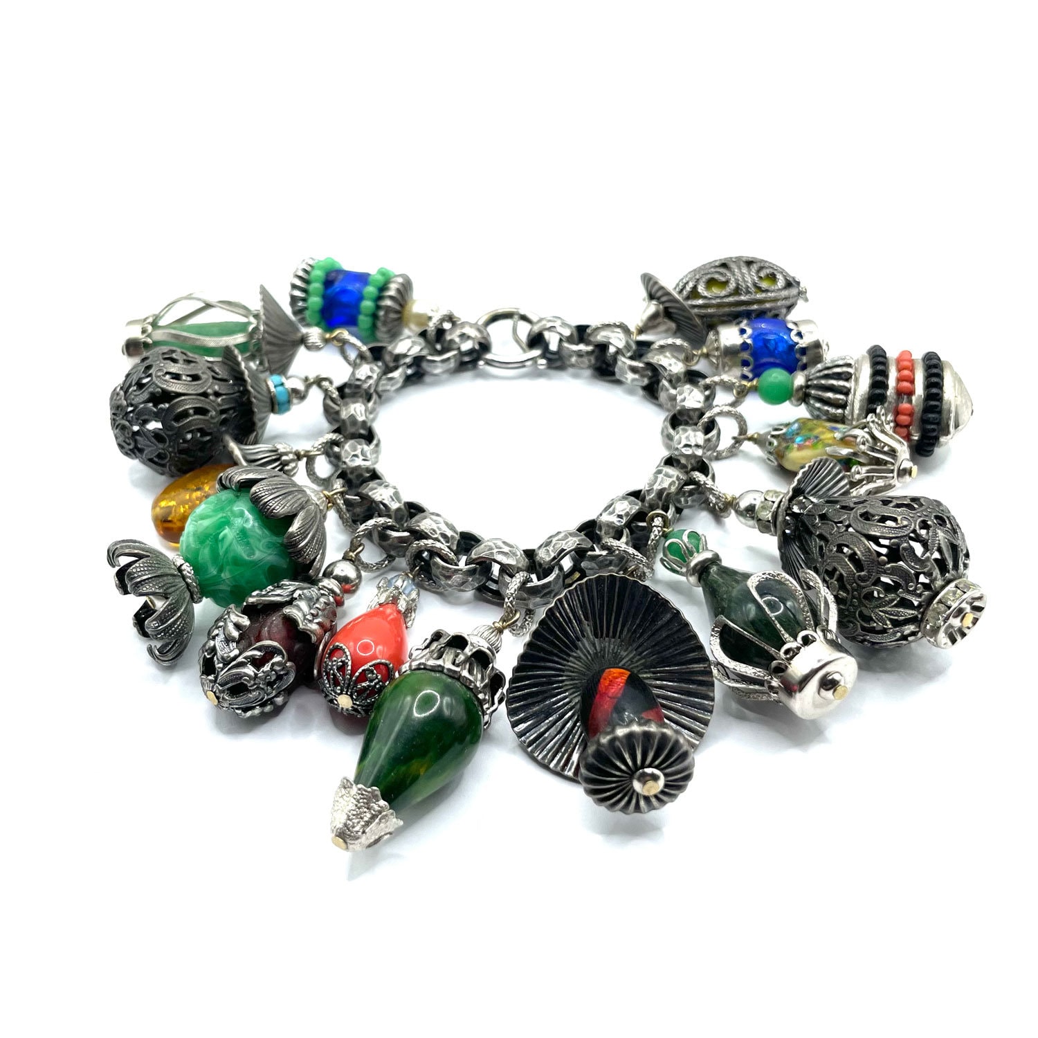 Vintage 1950s Napier Charm Bracelet - Etsy