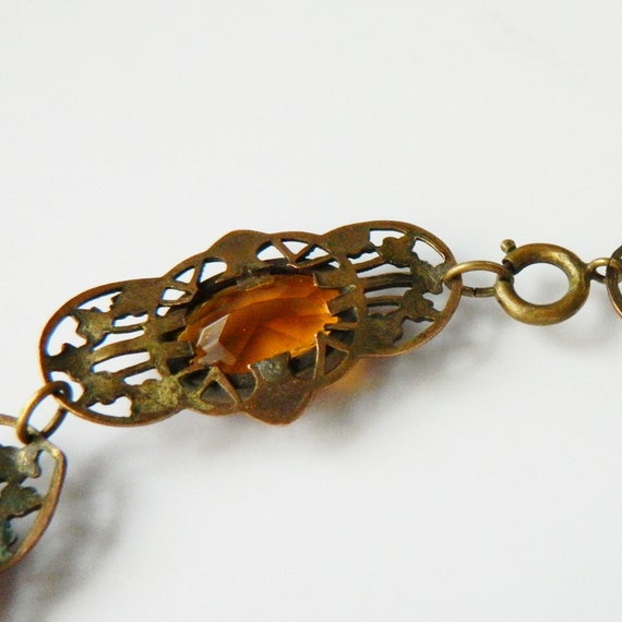 Antique 1920s Czech Glass Necklace - image 8