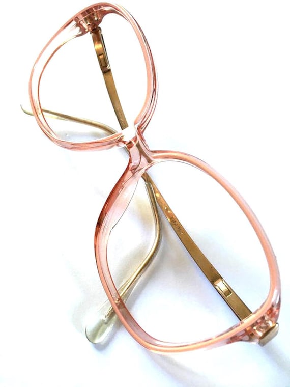 Vintage 1980s Pink Eyeglass Frames Never Worn - image 3