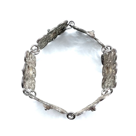 Vintage Silver Filigree Bracelet - image 3