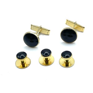 Vintage Cuff Links and Tuxedo Stud Set