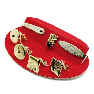 Vintage Cuff Links and Tie Clip Set