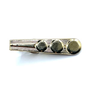 Vintage 1950s Circles Tie Clip