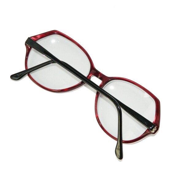 Vintage 1980s Red Eyeglass Frames Never Used - image 7