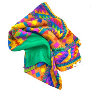 Colorful Vintage Silk Scarf by Liz Claiborne