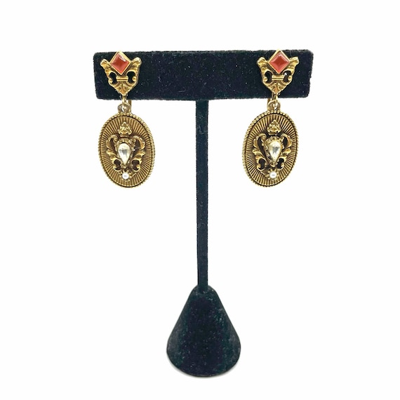 Vintage Drop Earrings - image 1