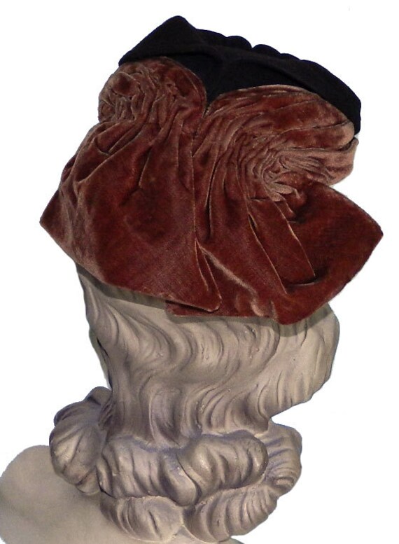 Vintage 1940s Tilt Hat - image 5