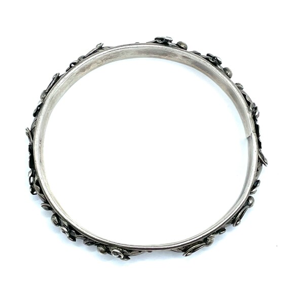 Vintage Sterling Bangle Bangle Bracelet - image 4