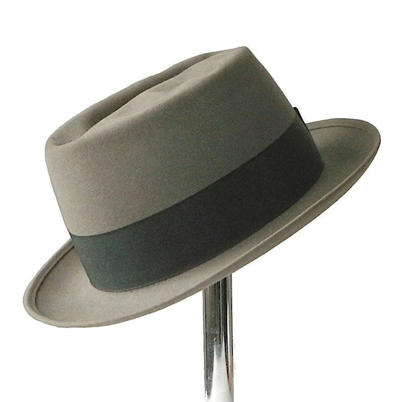 Vintage 1950s Pork Pie Hat Size 7 3/8
