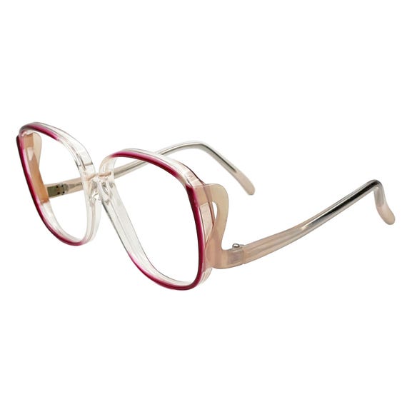 Vintage 1980s Sophia Loren Red Pink Eyeglass Frames Never Worn - Etsy