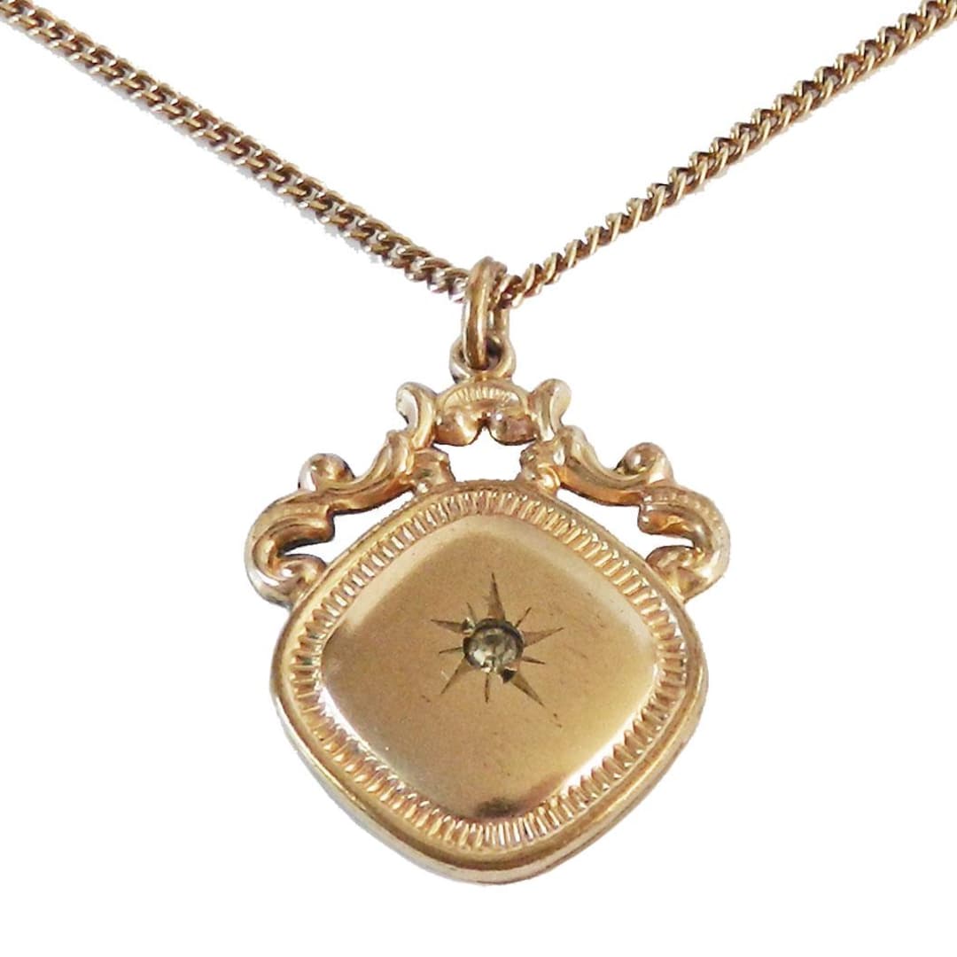 アンティークウォッチフォブペンダントネックレス - Etsy 日本