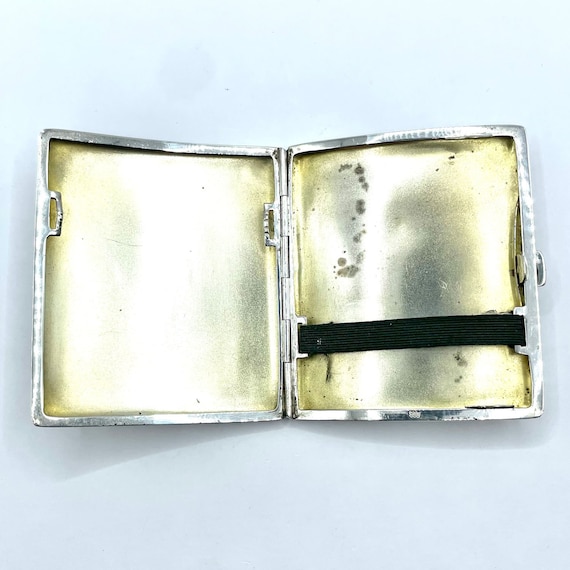 Vintage 900 Silver Cigarette Case Wallet - image 5