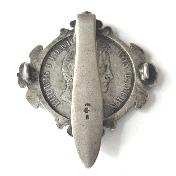 Antique Chatelaine Belt Clip Sterling Silver - image 9