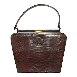 Vintage 1950s Lizard Leather Purse
