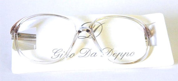 Vintage 1980s Clear Italian Eyeglass Frames - image 7