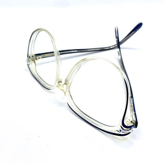 Vintage 1980s Blue Eyeglass Frames - image 7