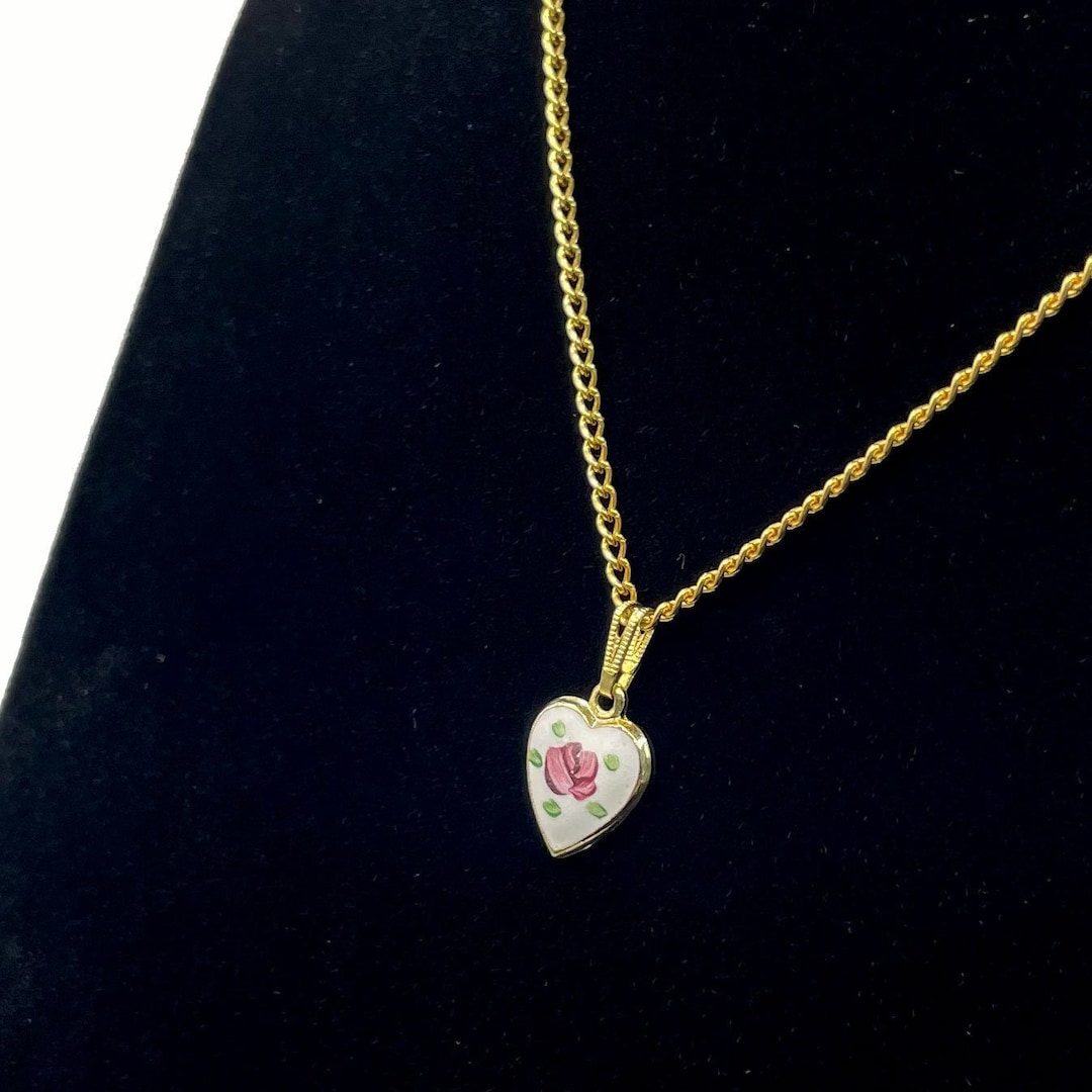 ■VINTAGE HOLLYWOOD■ Petit Two Heart Necklace VH249ONE003M VTG Tiffany & Co. Double Heart Pendant Necklace 925 Sterling