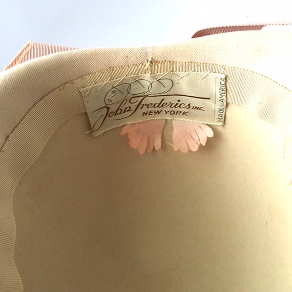 Vintage 1950s Feather Hat John Frederics - image 7