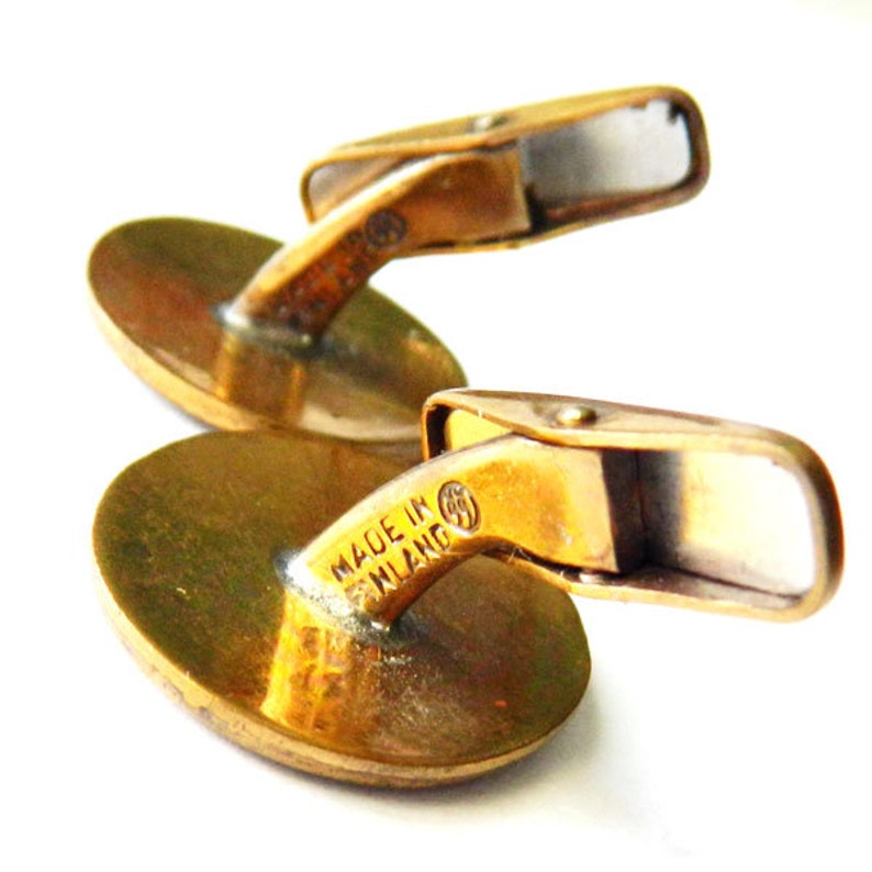 Vintage 1950/'s Celtic Copper Cuff Links Hallmarked