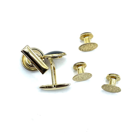 Vintage Cuff Links and Tuxedo Stud Set - image 6
