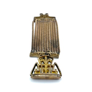 Antique Gold Filled Watch Chain and Fob