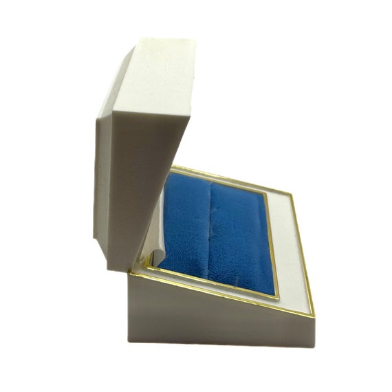 Vintage Mid Century Modern Ring Box 1950s - image 1