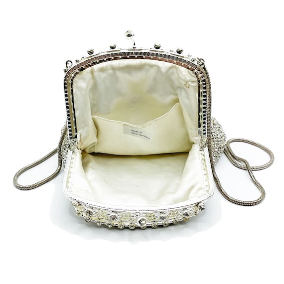 Vintage 1950s Rhinestone Handbag - image 5