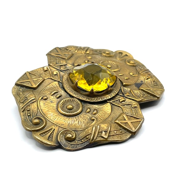 Large Antique Arts and Crafts Brooch