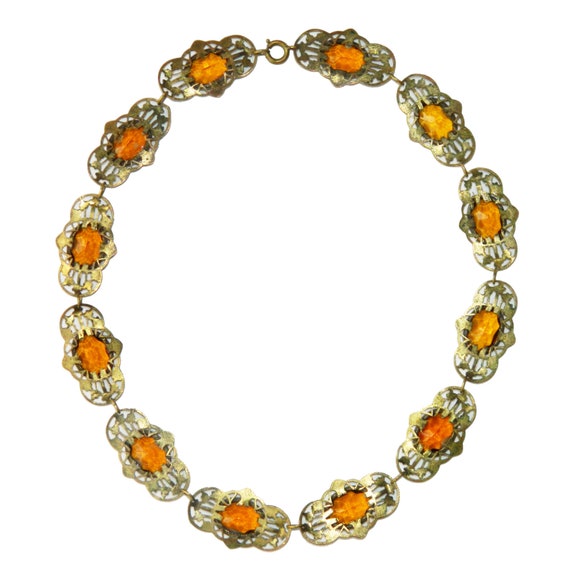 Antique 1920s Czech Glass Necklace - image 6